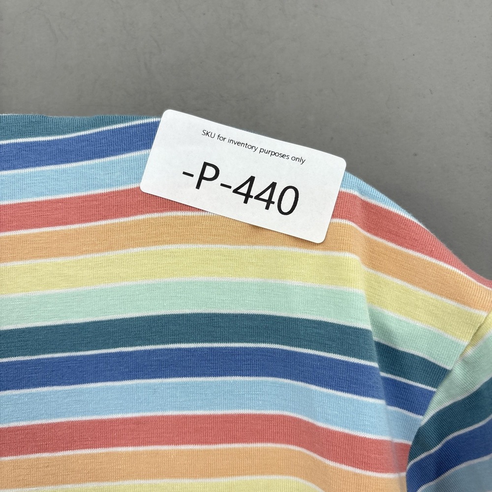 Peter Millar Polo Shirt Mens Large Multicolor Striped Pocket Cotton Stretch Golf - Picture 11 of 11